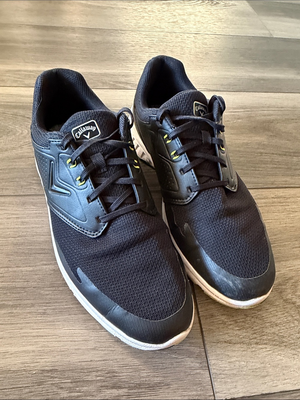 Callaway Callaway Solana SL Men's Black Golf Sneakers with Lime Green Accents